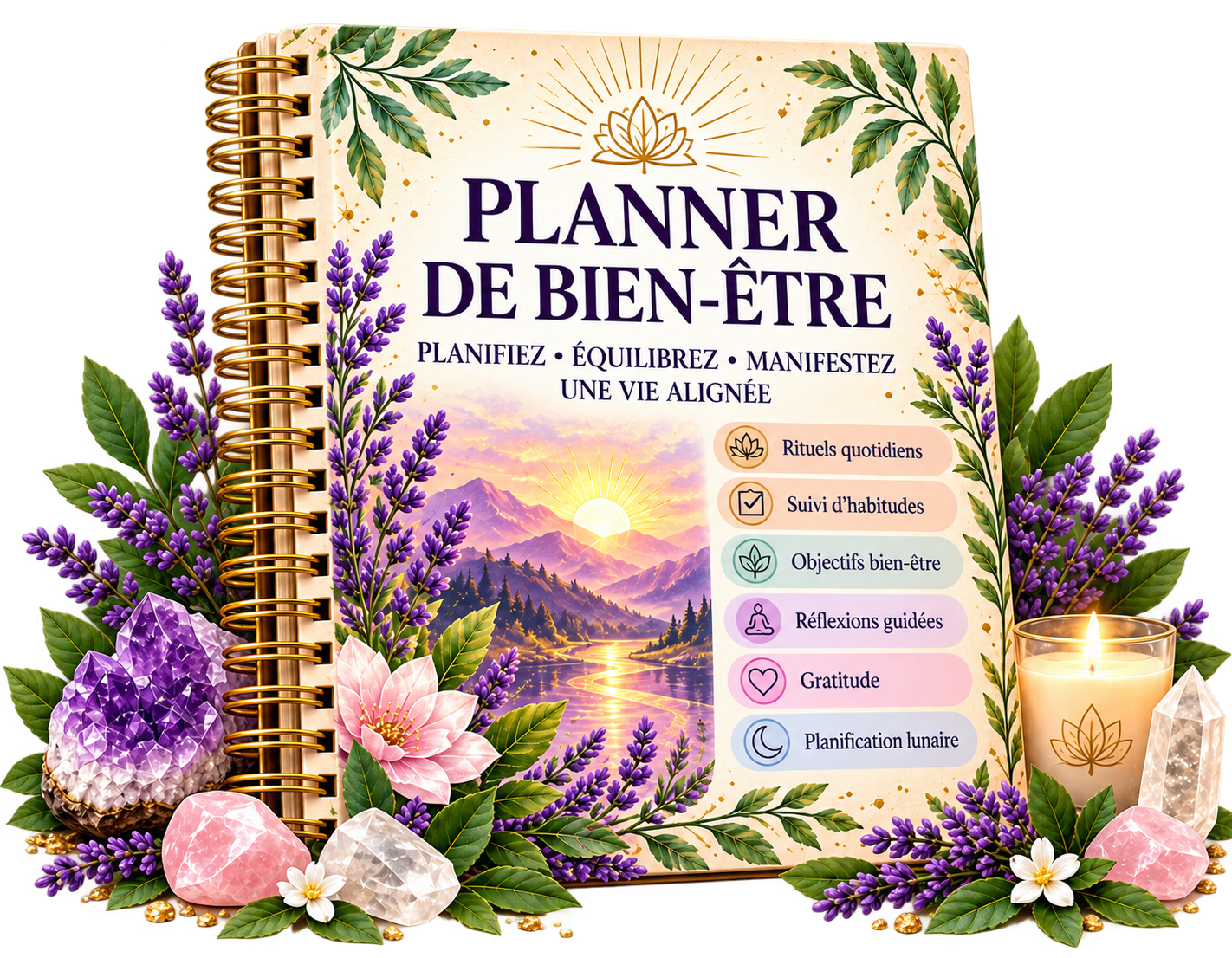 PLANNER DE BIEN-ÊTRE ET DE SOINS PERSONNELS